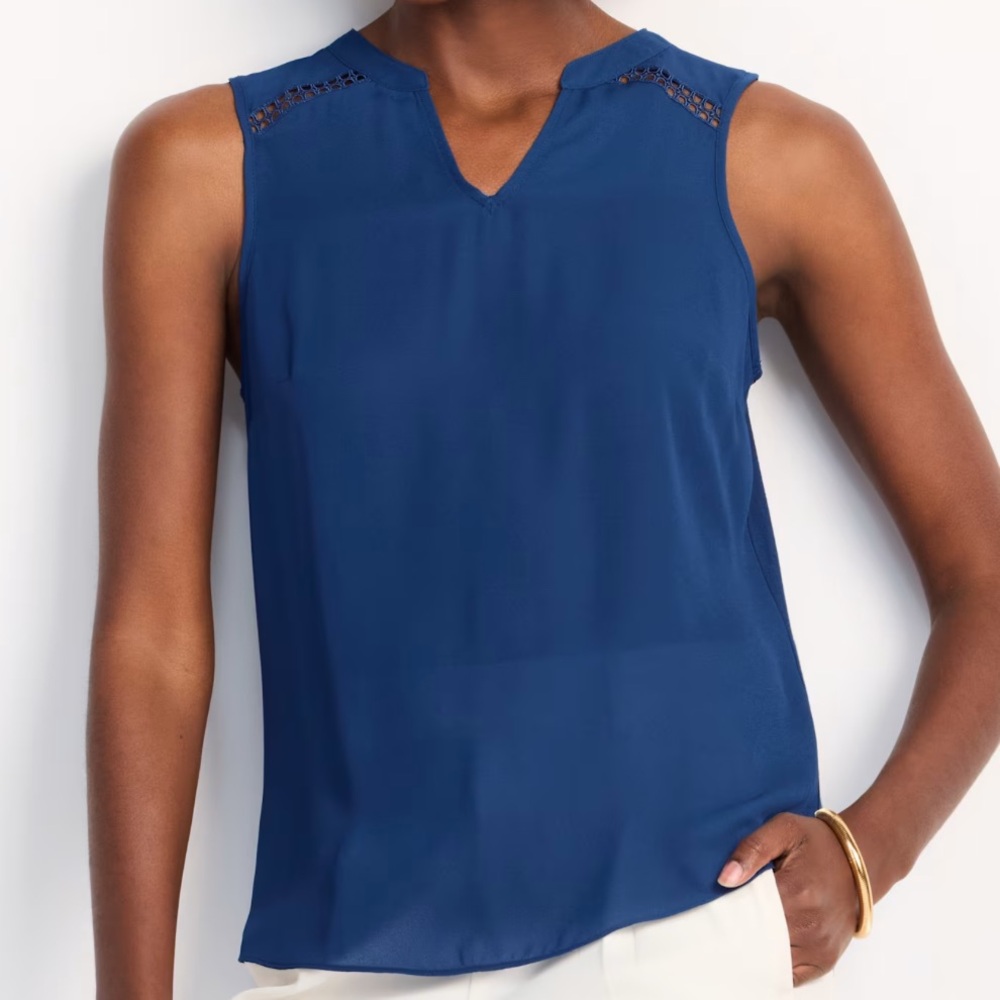 MONTGOMERY POST REGGIE BLOUSE NAVY-L